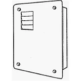 Main Lug Load Center, 4 Space, 8 Poles, 125-Amp