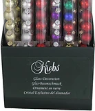 Mini Glass Ball Ornaments Assorted Colors 9 Count