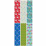 Christmas Wrapping Paper Juvenile Theme 80 Square Feet Roll