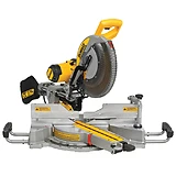 15 Amp 12 Inch Sliding Compound Miter Saw with Adjustable Bevel and Miter Angles