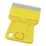 Mini Razor Blade Glass Scraper with Yellow Handle for Precision Cleaning