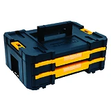 TSTAK Organizing System with Two Drawers and Dividers for Efficient Storage