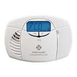 Battery Operated LED Carbon Monoxide Alarm with Digital Display and Test Reset Button