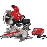 M18 Fuel 12 In. Brushless Dual Bevel Sliding Compound Miter Saw Kit With 12.0 Ah Battery & Charger