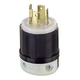 30 Amp Twist Lock Plug 125/250v 3-pole 4-wire Model L14-30