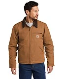 Men's Relaxed Fit Duck Blanket-lined Detroit Jacket - 2xl - Carhartt Brown