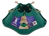 Green Plastic Christmas Tree Stand for Up to Eight Foot Trees