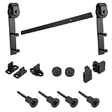 National Hardware 1-1/2 in. H X 72 in. W Steel Door Hardware Kit National Hardware 1-1/2 in. H X 72 in. W Steel Door Hardware Kit