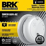 Hardwired Photoelectric Smoke and Carbon Monoxide Alarm with Voice and Location Alert and Battery Backup