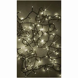 300-Light Micro LED Compact String Set with Twinkling Warm White Bulbs