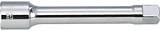 Socket Extension Bar, Polished Chrome Vanadium Steel, 8 Inch Length, 3 Quarter Inch Drive