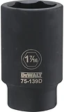 Society of Automotive Engineers Deep Impact Socket, Six-Point, Three Quarter Inch Drive, One and Seven Sixteenths Inch Size