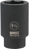 Society of Automotive Engineers Deep Impact Socket, 6-Point, Three Quarter Inch Drive, One and One Half Inch Size
