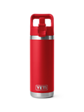 Yeti Rambler 18 Ounce Straw Bottle Rescue Red