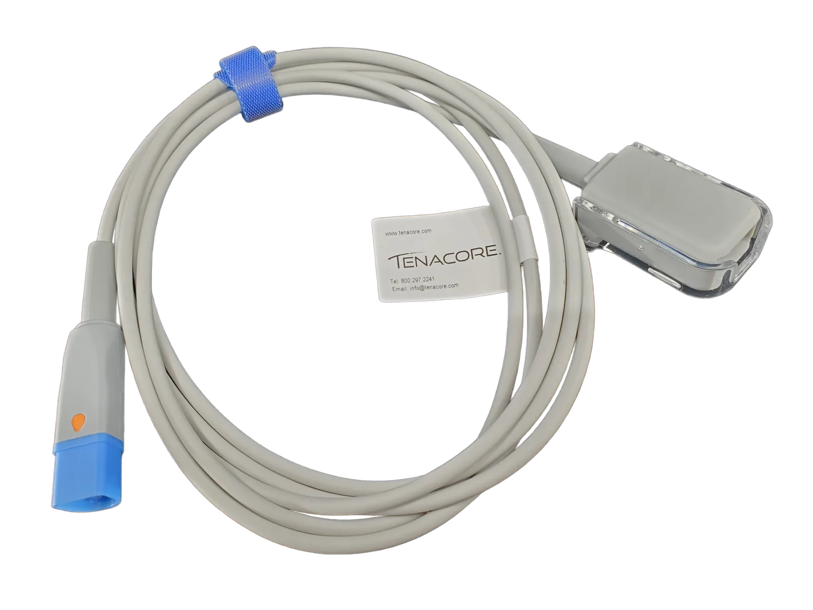 Philips FAST M1943AL SpO2 Extension Adapter 10 ft Cable D Connect 8 Pin to DB9 9 Pin Connector