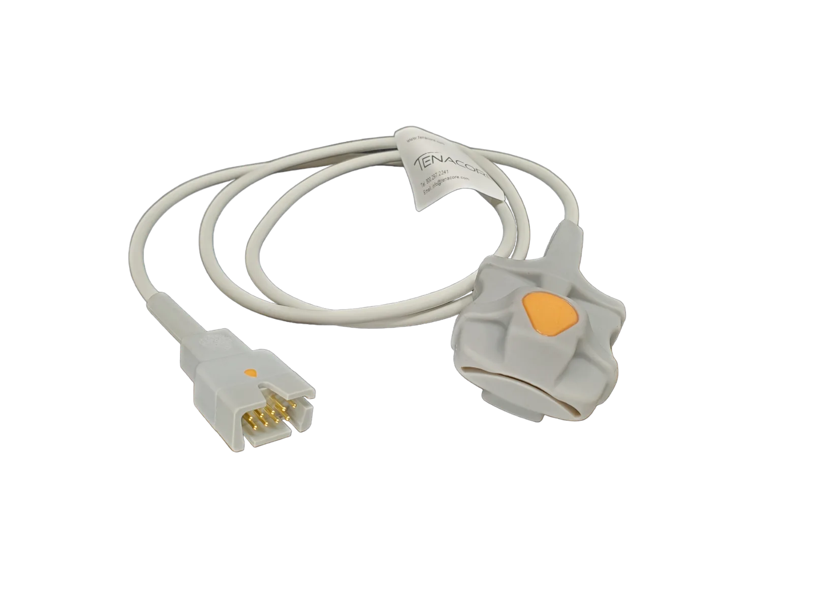 Masimo SET 2653 Adult Soft Shell Finger SpO2 Sensor LNCS 9 Pin 3.25 ft Cable