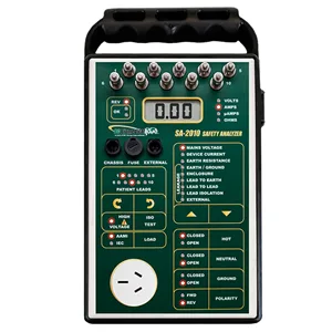 SA-2010-AUS Safety Analyzer with 10 Leads (Includes Soft Sided Carrying Case)