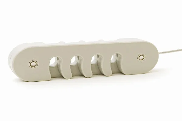 4 Place Cable Holder W/ 12" Tether w/key, Pack of 5
