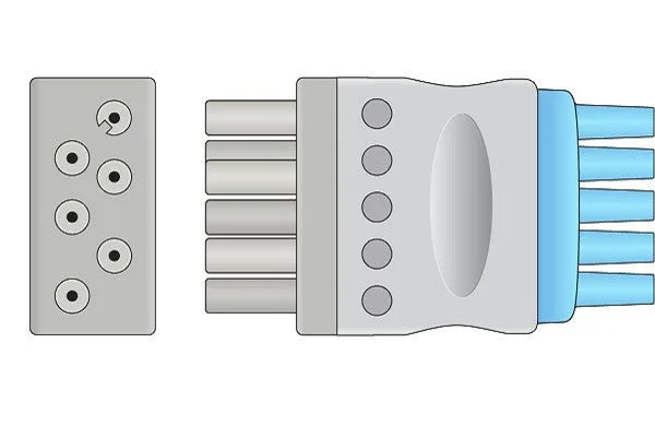 Nihon Kohden Compatible ECG Leadwire
