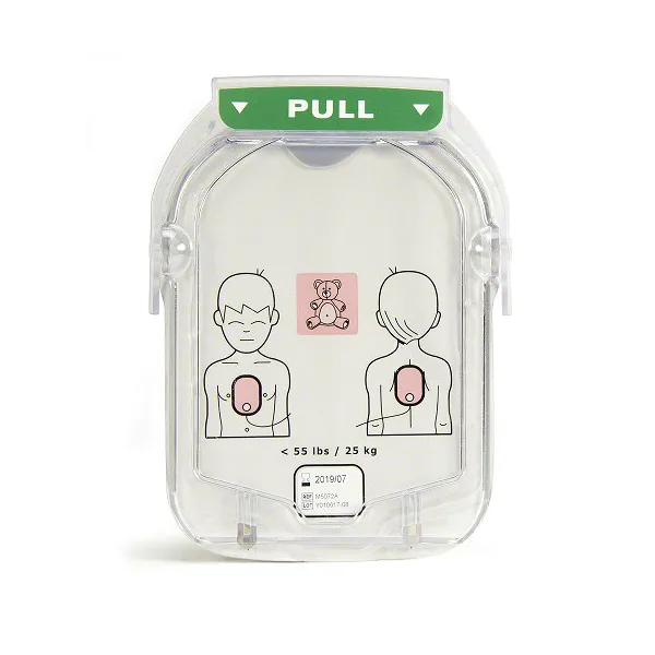This picture displays the Philips OnSite AED Infant/Child Electrodes - M5072A.