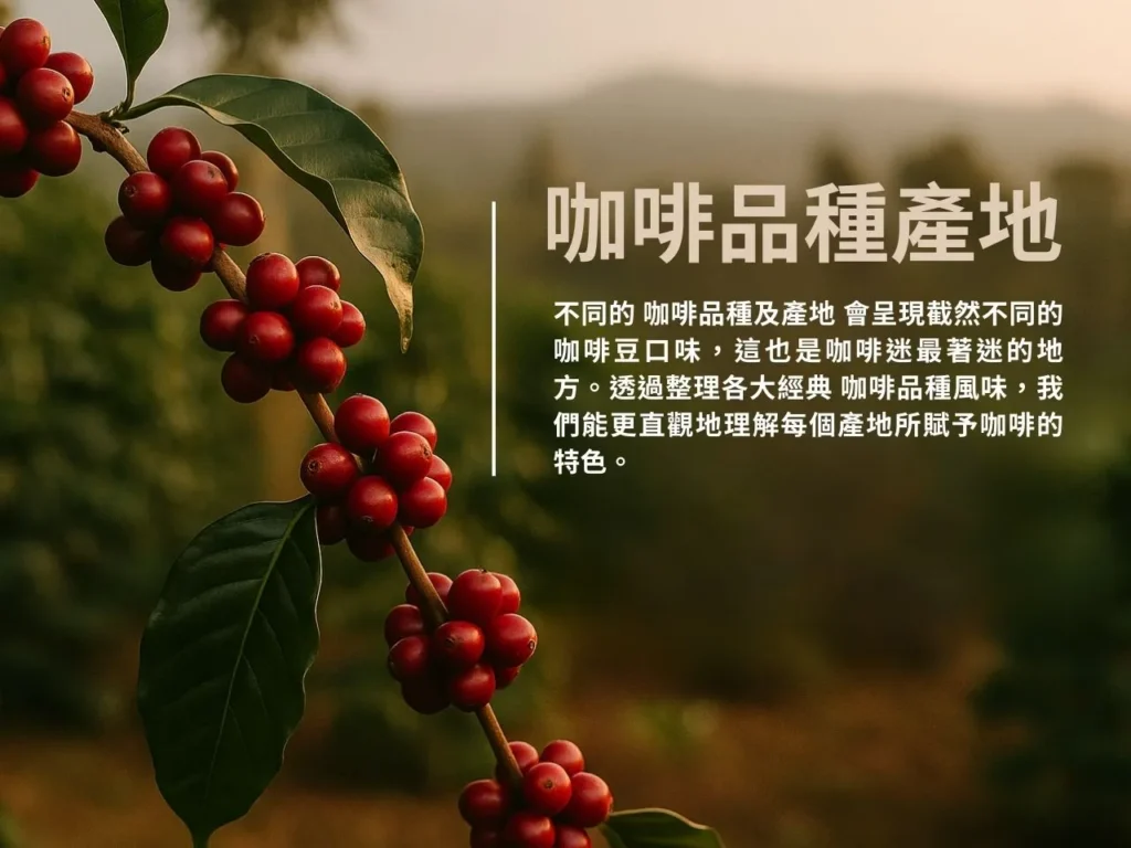 咖啡品種及產地 咖啡品種介紹 咖啡品種圖 咖啡豆口味 咖啡品種風味
