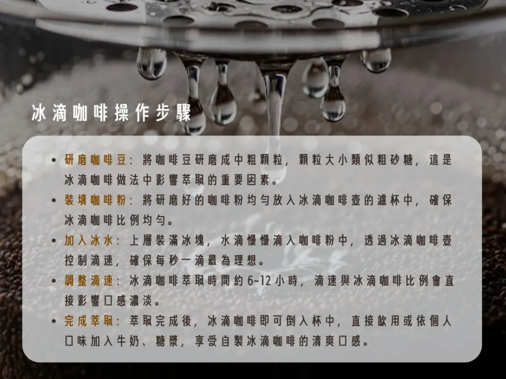 冰滴咖啡 冰滴咖啡壺 冰滴咖啡做法 冰滴咖啡比例 冰滴咖啡粉水比
