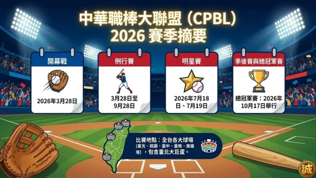 2026中華職棒賽程