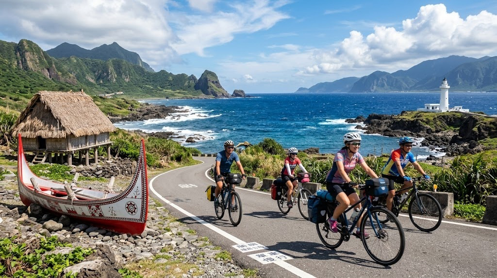 2026單車深度慢旅 寶島騎跡 單車環島 地下屋文化 海底溫泉 綠島 哈巴狗與睡美人岩 蘭嶼 東清灣 拼板舟 綠島秘境柚子湖 綠島朝日溫泉 2026 Deep Cycling Slow Travel, Cycling Tracks around Taiwan, Cycling Around the Island, Underground House Culture, Underwater Hot Springs, Green Island, Pug and Sleeping Beauty Rock, Orchid Island, Dongqing Bay, Plank Boats, Green Island's Hidden Gem: Pomelo Lake, Green Island Asahi Hot Springs