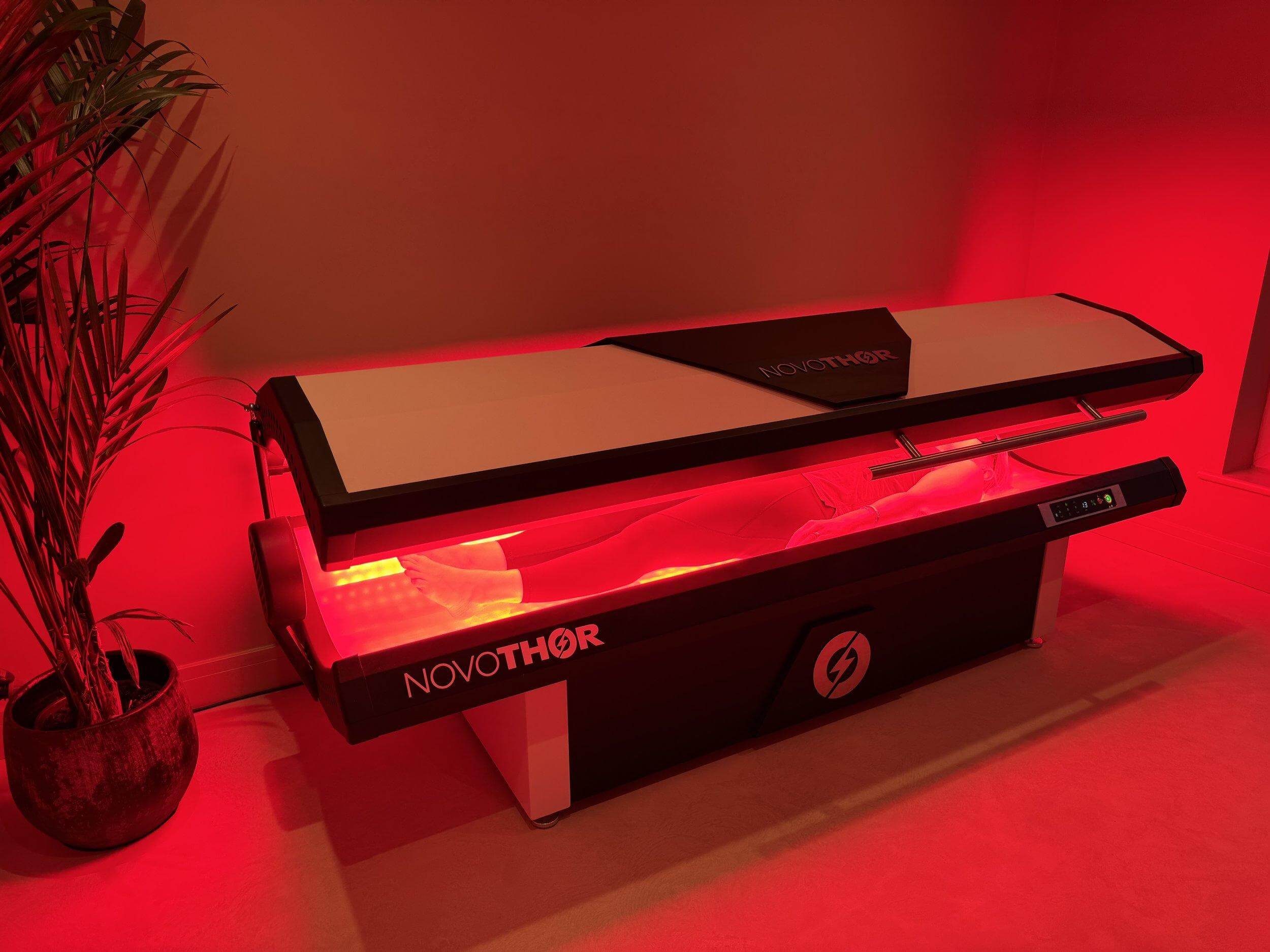 NovoTHOR red light therapy bed at Laguna Heights Dental in Laguna Niguel, CA