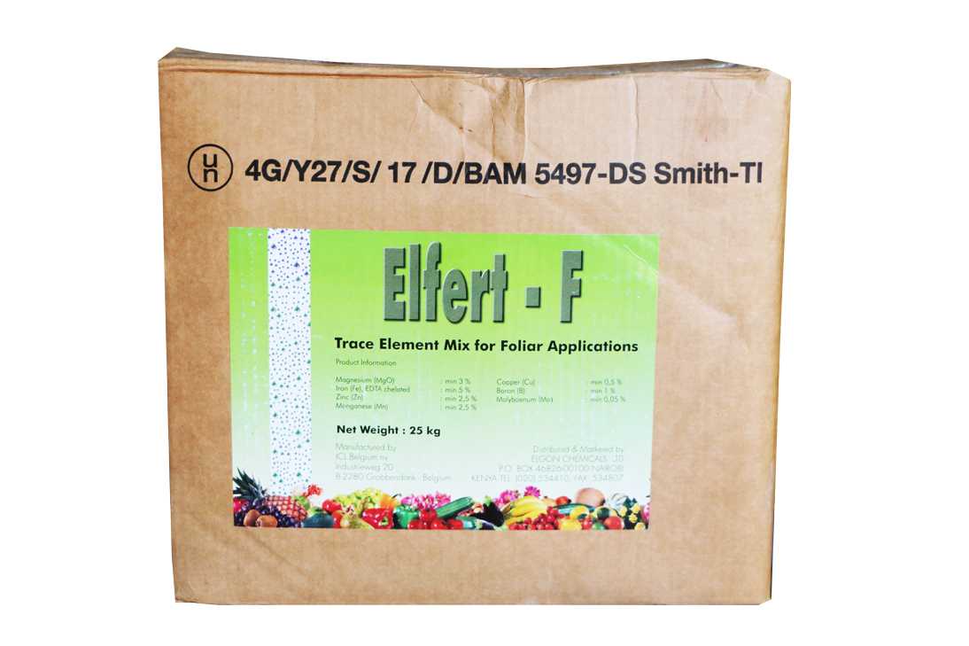 Elfert . F - Trace element mix for foliar application.