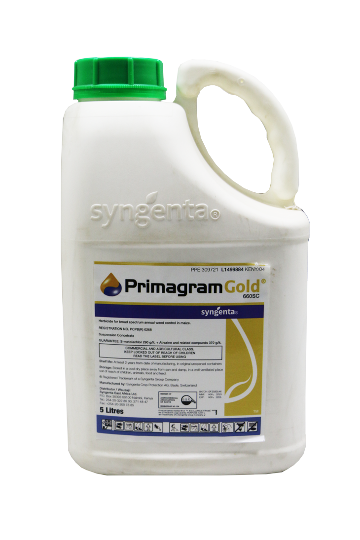 Primagram Gold 660 SC - A herbicide for the control of annual grass weeds in maize.