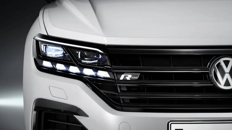 Volkswagen Touareg cũ đời 2019 sử dụng hệ thống đèn chiếu sáng dạng LED hiện đại