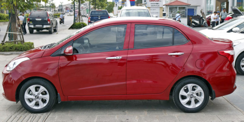 Ngoại thất hyundai i10 2018