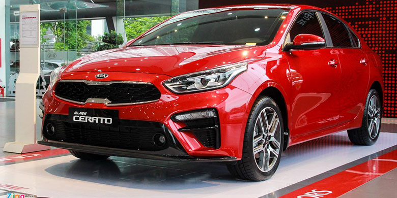 Kia Cerato all new màu đỏ ra mắt giá chỉ từ 559 triệu   5giay