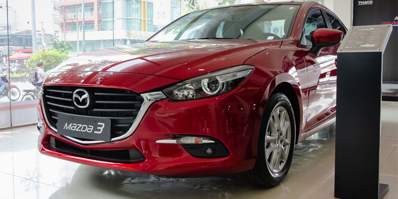 Mazda 3 2019 màu đỏ mới