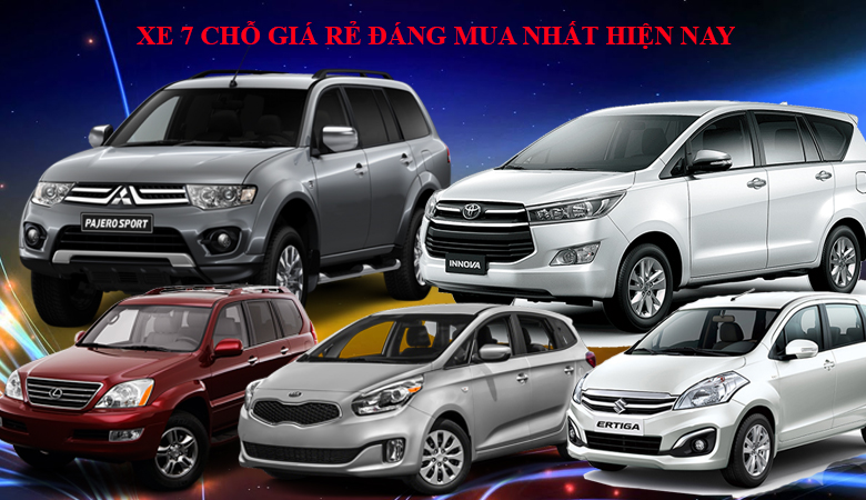 Top 5 dòng xe ô tô cũ 7 chỗ giá rẻ nhất tại Việt Nam