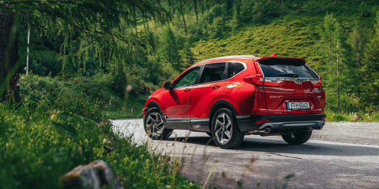 Phần đuôi xe Honda crv 2019