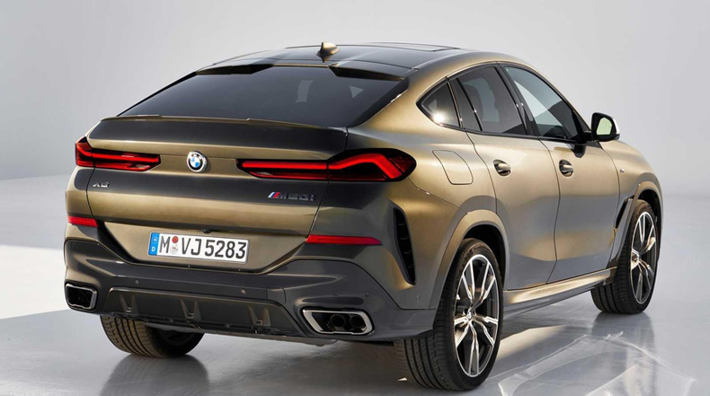 Đuôi xe BMW X6 2020 