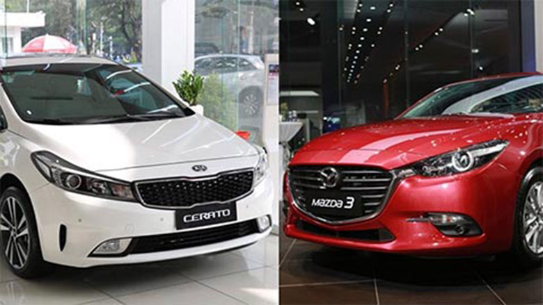 So sánh xe Mazda 3 2020 và Kia Cerato 2020 | anycar.vn