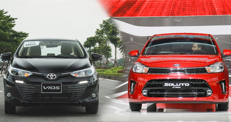 So sánh xe Toyota Vios 2020 và Kia Soluto 2020 - 1