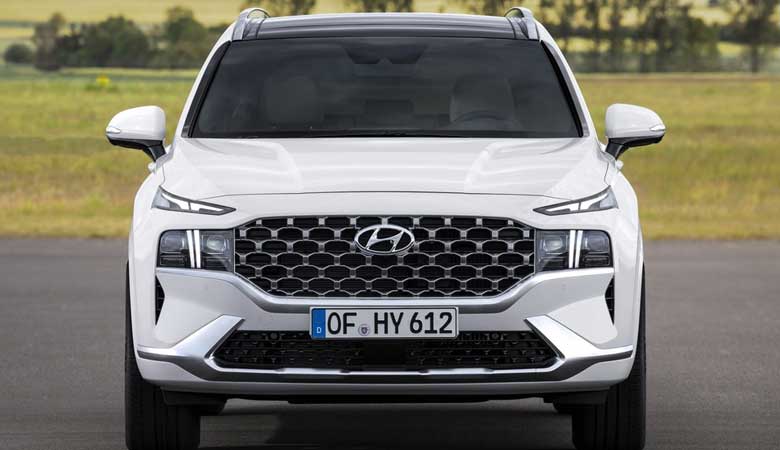 đầu xe hyundai santafe 2021