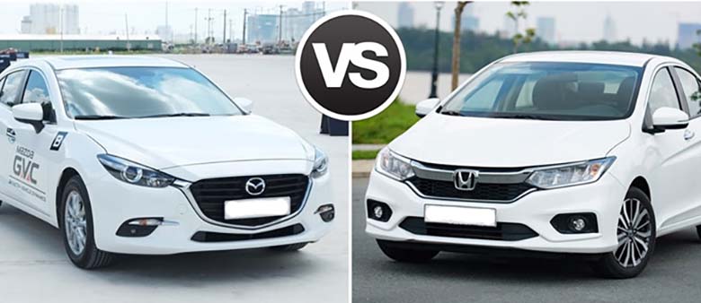 So sánh xe Mazda 3 2020 và Honda City 2020 | anycar.vn