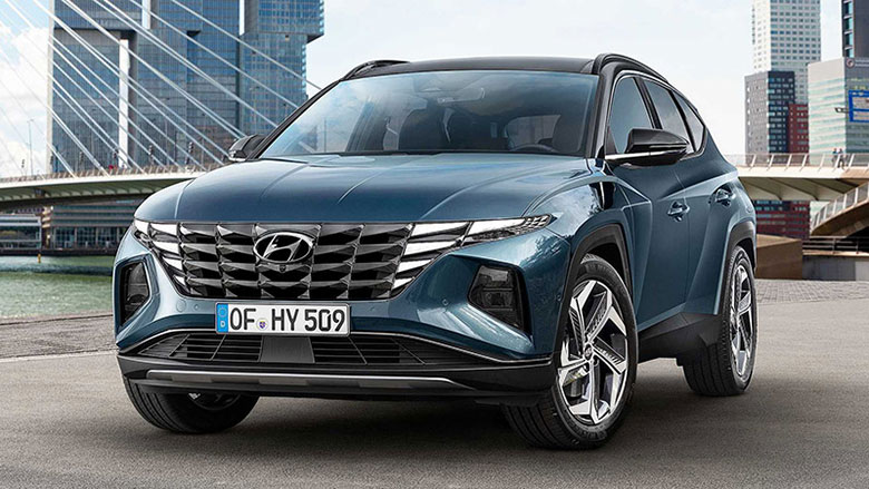 Ngoại thất Hyundai Tucson 2021 mới mẻ, hiện đại