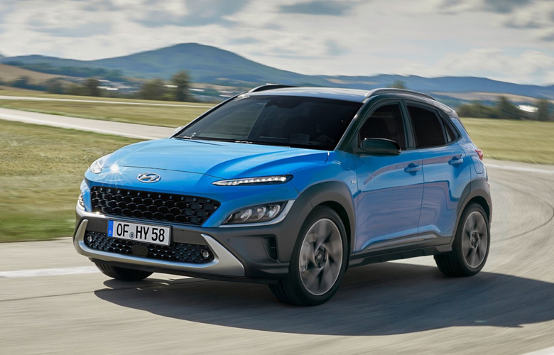 Đầu xe Hyundai Kona 2022 mới đầy thể thao và hầm hố 