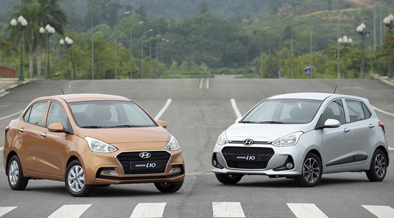 Hyundai Grand i10 bản Hatchback và Sedan