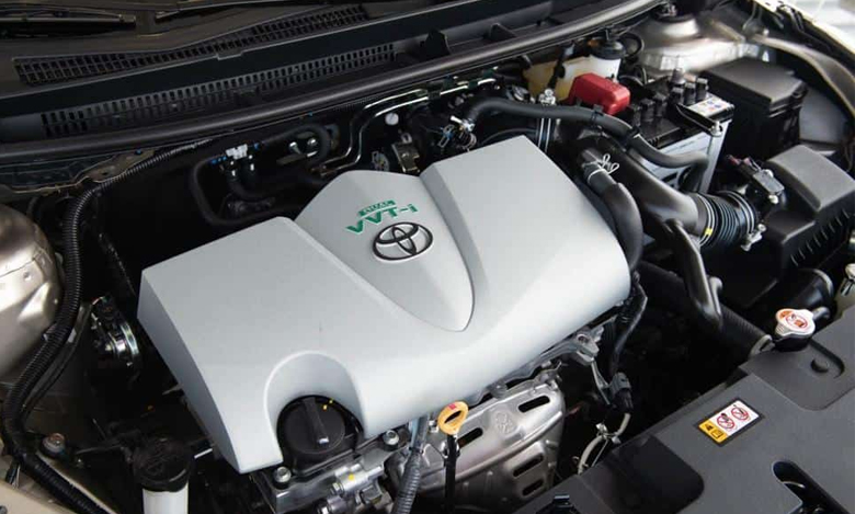Toyota Vios 2019 sở hữu động cơ 1.5L cho công suất 107 mã lực