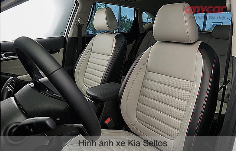 Kia Seltos được trang bị ghế ngồi bọc da