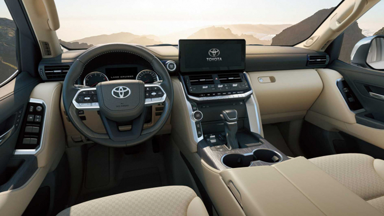 Khoang nội thất Toyota Land Cruiser 2021 thế hệ mới