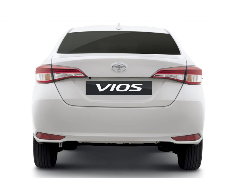 Đuôi xe Toyota Vios 1.5E