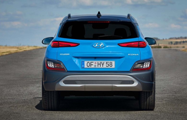 Đuôi xe hyundai Kona